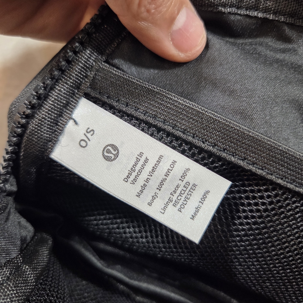 lululemon athletica Everywhere Go Bag Black Belt Bag Shoulder Bag - Picture 4 of 7
